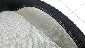 Driver's seat Subaru Forester 19- SK without airbag, mechanical, black with gray, rusty at the bottom, oxidized chips, for dry cleaning