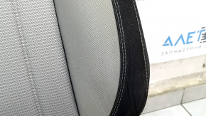 Driver's seat Subaru Forester 19- SK without airbag, mechanical, black with gray, rusty at the bottom, oxidized chips, for dry cleaning