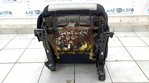 Driver's seat Subaru Forester 19- SK without airbag, mechanical, black with gray, rusty at the bottom, oxidized chips, for dry cleaning