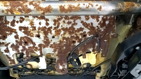 Driver's seat Subaru Forester 19- SK without airbag, mechanical, black with gray, rusty at the bottom, oxidized chips, for dry cleaning