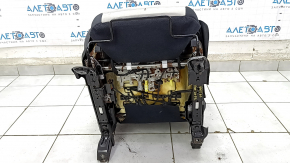 Passenger seat Subaru Forester 19-SK without airbag, mechanical, black with gray, rusty at the bottom, oxidized chips, for dry cleaning