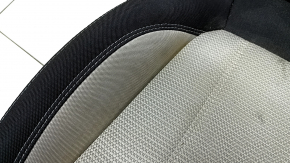 Passenger seat Subaru Forester 19-SK without airbag, mechanical, black with gray, rusty at the bottom, oxidized chips, for dry cleaning