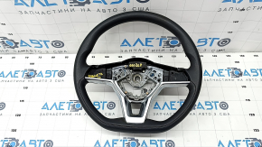 Naked steering wheel Nissan Rogue Sport 17-19 rubber black, worn