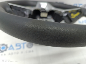 Naked steering wheel Nissan Rogue Sport 17-19 rubber black, worn