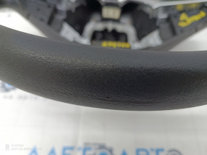 Naked steering wheel Nissan Rogue Sport 17-19 rubber black, worn