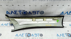 Front pillar trim upper left BMW 7 G11 G12 16-22 black, scratches