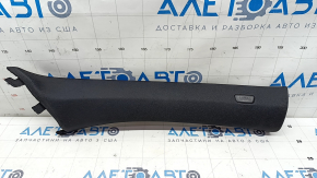 Front pillar trim upper right BMW 7 G11 G12 16-22 black, scratches