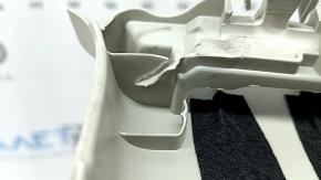 Center pillar trim upper belt right Nissan Rogue Sport 17-19- gray, broken fastening, scratch
