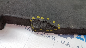 Wing door-wing seal right Nissan Rogue Sport 17-19 type 2, missing fragments