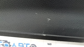 Central console armrest and cup holders Nissan Rogue Sport 17- black, armrest leather black, scratches, for dry cleaning