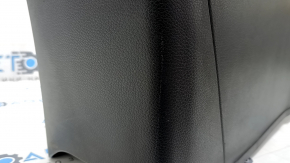 Central console armrest and cup holders Nissan Rogue Sport 17- black, armrest leather black, scratches, for dry cleaning