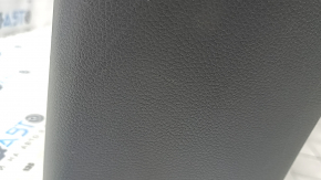 Central console armrest and cup holders Nissan Rogue Sport 17- black, armrest leather black, scratches, for dry cleaning