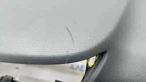 Torpedo front panel with AIRBAG Nissan Rogue Sport 17-19 black, scratches, under the left, rusty squib