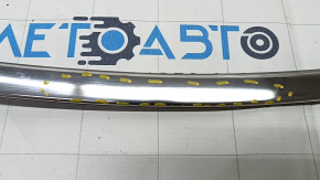 Upper door molding front left Nissan Rogue Sport 17-19 chrome, dents