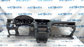Torpedo front panel without AIRBAG Ford Fusion mk5 19-20 black under projection, under start-stop, black, pokes, glue, scratches
