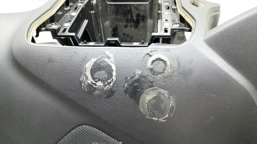 Torpedo front panel without AIRBAG Ford Fusion mk5 19-20 black under projection, under start-stop, black, pokes, glue, scratches