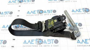 Driver's seat belt Nissan Rogue Sport 17-19 black, with tensioner, for dry cleaning, rust