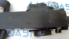 Passenger seat belt Nissan Rogue Sport 17-19 black, with tensioner, for dry cleaning