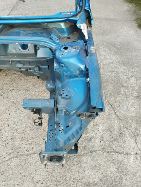 Front left quarter Ford Fusion mk5 13-20 on the body, blue, bumps, dented, cut