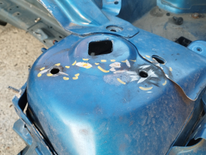 Front left quarter Ford Fusion mk5 13-20 on the body, blue, bumps, dented, cut