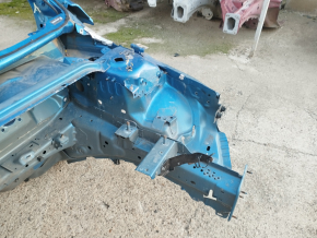 Front left quarter Ford Fusion mk5 13-20 on the body, blue, bumps, dented, cut