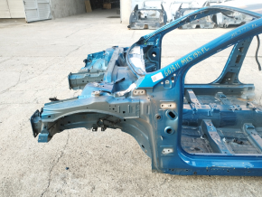 Front left quarter Ford Fusion mk5 13-20 on the body, blue, bumps, dented, cut