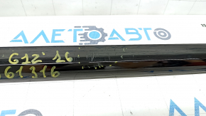 Door molding front right lower BMW 7 G11 G12 16-22 black chrome, scratches
