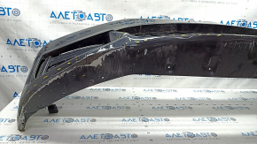Front bumper complete BMW 7 G11 G12 16-19 with parking sensors, wiring and PMA, without washers, M-Sport, black, dented, scratches, broken fasteners, painted, worn