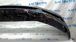 Front bumper complete BMW 7 G11 G12 16-19 with parking sensors, wiring and PMA, without washers, M-Sport, black, dented, scratches, broken fasteners, painted, worn