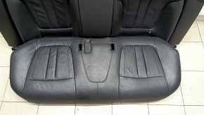 Rear row of seats 2 row BMW 7 G11 G12 16-22 leather LCSW SCHWARZ black, bumps, scratches
