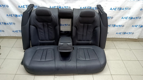 Rear row of seats 2 row BMW 7 G11 G12 16-22 leather LCSW SCHWARZ black, bumps, scratches