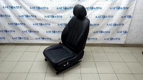 Driver's seat BMW 7 G11 G12 16-22 with airbag, electric, heated, memory, leather black LCSW SCHWARZ, poking, scratches