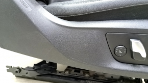 Passenger seat BMW 7 G11 G12 16-22 with airbag, electric, heated, memory, leather black LCSW SCHWARZ, scratches