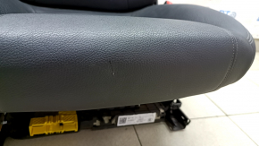 Passenger seat BMW 7 G11 G12 16-22 with airbag, electric, heated, memory, leather black LCSW SCHWARZ, scratches