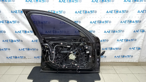 Door assembly front left BMW 7 G11 G12 16-22 keyless, black 475, no plug, painted, butts