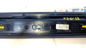 Door sill trim front right outer BMW 3 F30 12-18 black, broken fastening
