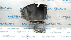 Rear bumper bare right fang Jeep Renegade 15- silver PSN, tears, no fragment