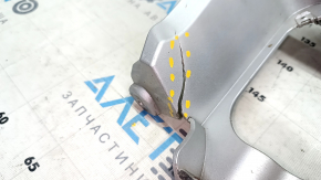 Rear bumper bare right fang Jeep Renegade 15- silver PSN, tears, no fragment