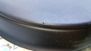 Door trim card front left Volvo XC90 16-22 leather black, beige insert, beige armrest, dents, scratches, scuffs