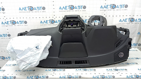 Torpedo front panel without AIRBAG Subaru Forester 19- SK black, shot