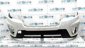 Front bumper bare Subaru Forester 19- SK white, scratches, dent