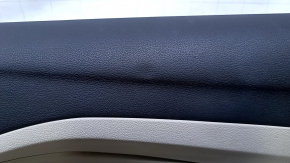 Door trim card front right Ford C-max MK2 13-18 beige with beige insert, armrest beige leather, dent, scuffs