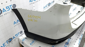 Rear bumper bare Subaru Forester 19- SK white, scratches, dent