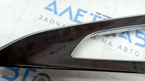 Set of interior trims under the tree Audi A6 C7 12-18 gray-brown, scratches