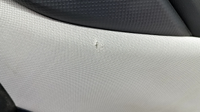 Door trim card rear right Subaru Forester 19- SK black with gray insert cloth, armrest gray leather, dry cleanable, scratches, tear