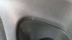 Door trim card rear right Subaru Forester 19- SK black with gray insert cloth, armrest gray leather, dry cleanable, scratches, tear