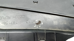 Radiator grill assembly BMW 7 G11 G12 16-19 M-Sport, with radiator deflector blinds, with motor, under camera, chrome, sand, scuffs, broken mount, non-original camera