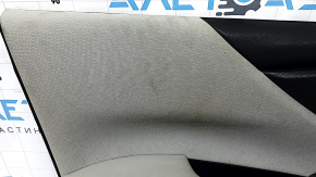 Door trim card front left Subaru Forester 19- SK black with gray insert cloth, armrest leather gray, dry-cleanable, worn