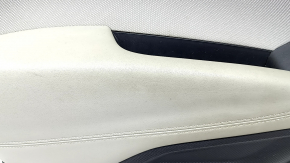 Door trim card front left Subaru Forester 19- SK black with gray insert cloth, armrest leather gray, dry-cleanable, worn