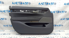 Door trim card front left BMW 7 G11 G12 16-22 leather black, with backlight, Harman Kardon, butt